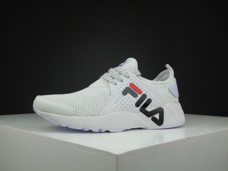 FILA Light Running Shoes Men Women White